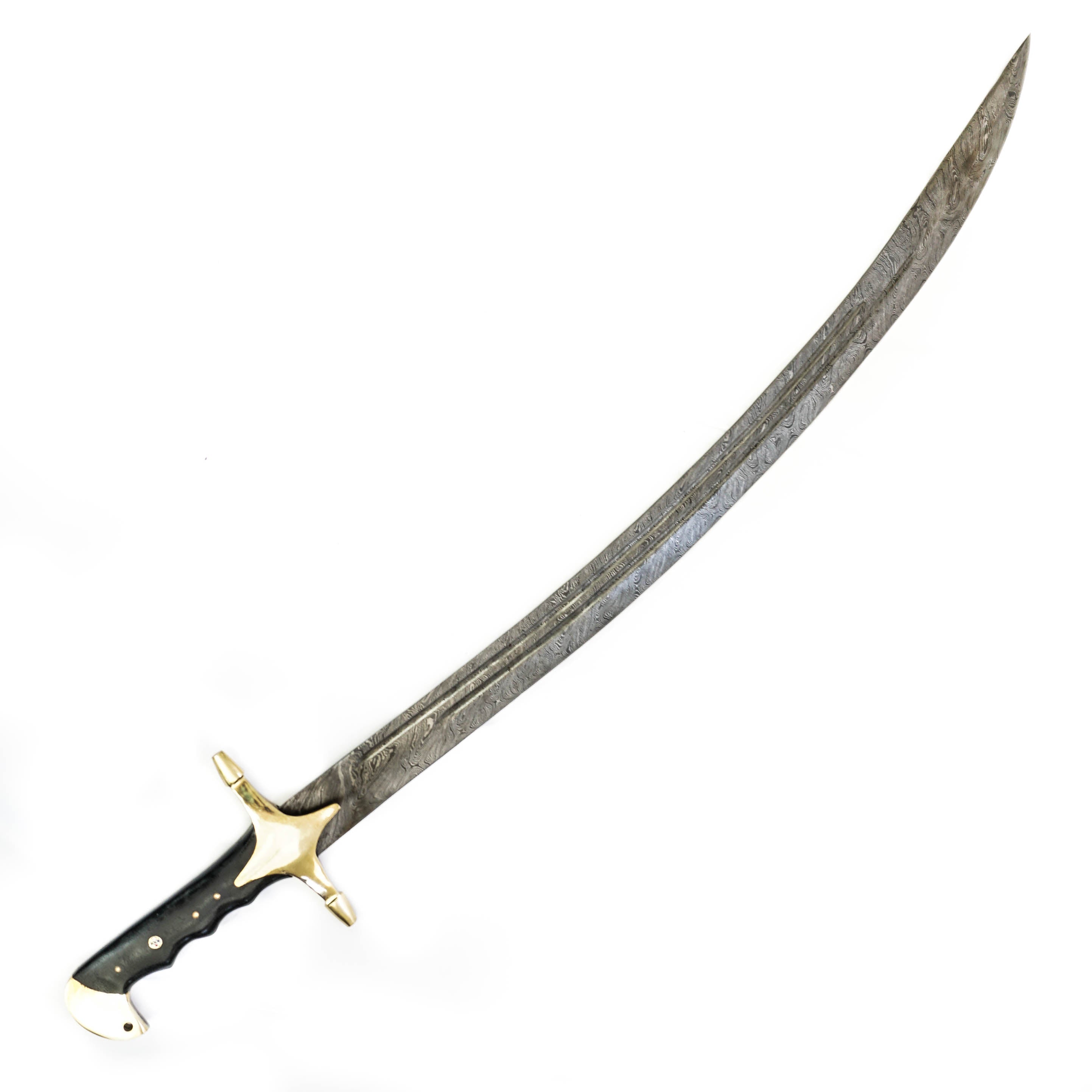 Replica Arabian Scimitar- High Carbon Damascus Steel -37"