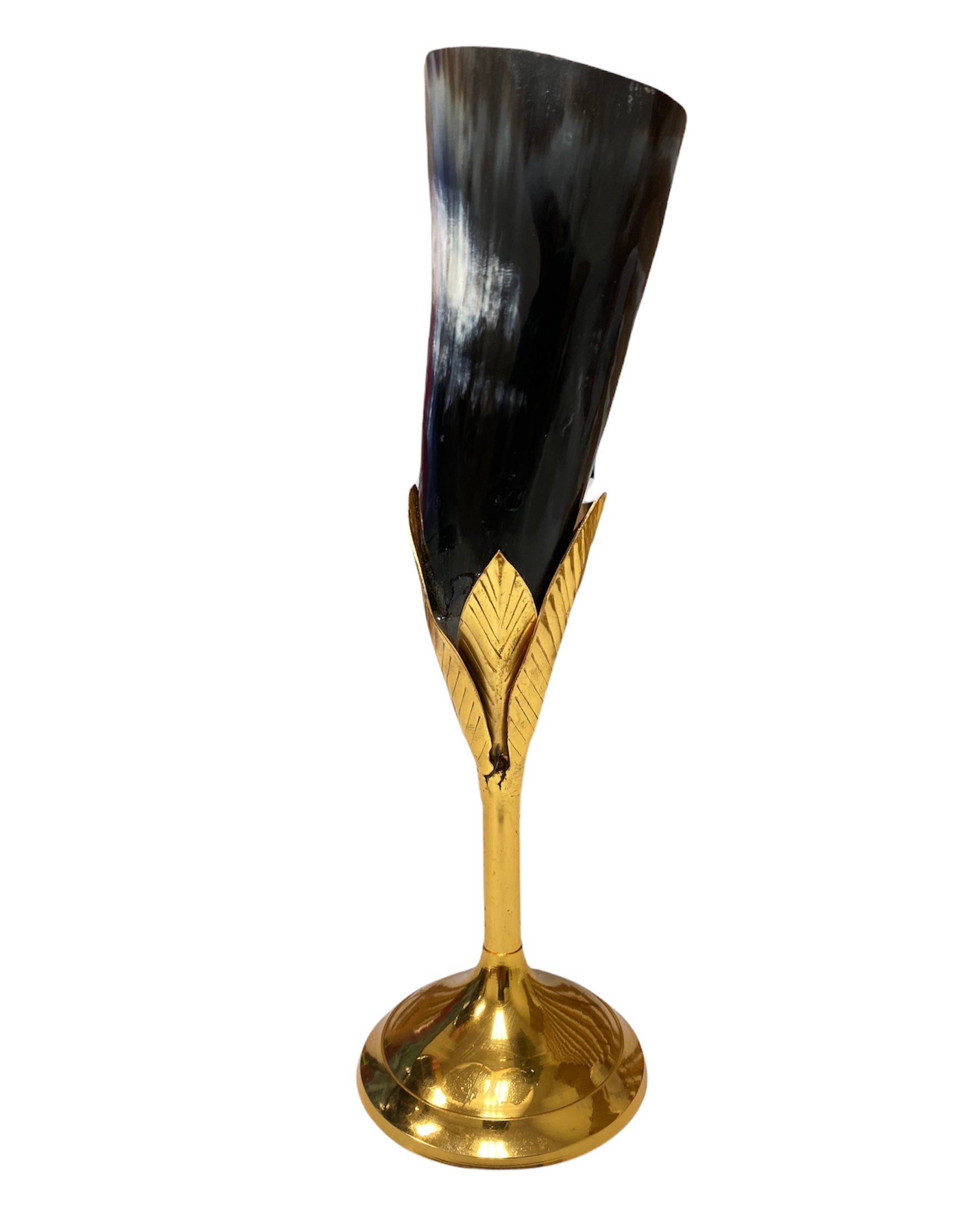 Horn Goblet- 4oz- Gold