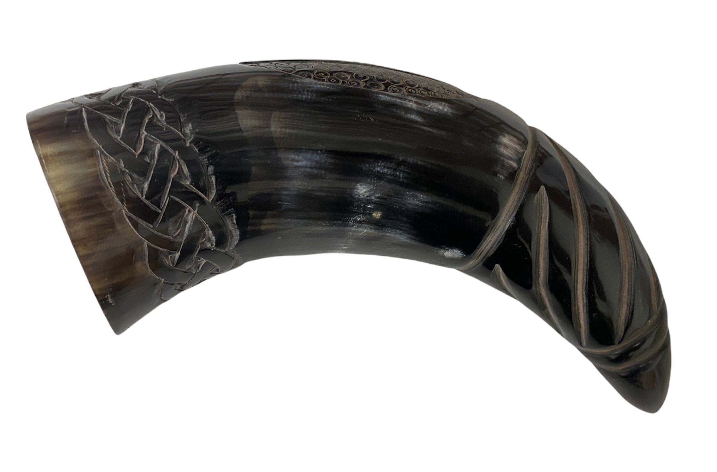 Viking Horn- Viking Ship Drinking Horn- 14 oz