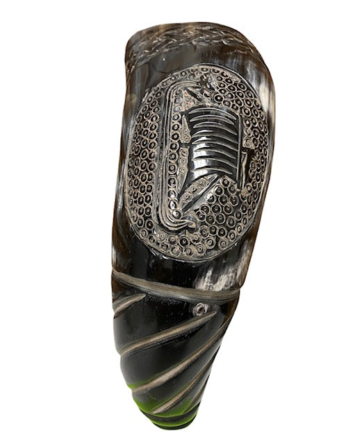 Viking Horn- Viking Ship Drinking Horn- 14 oz