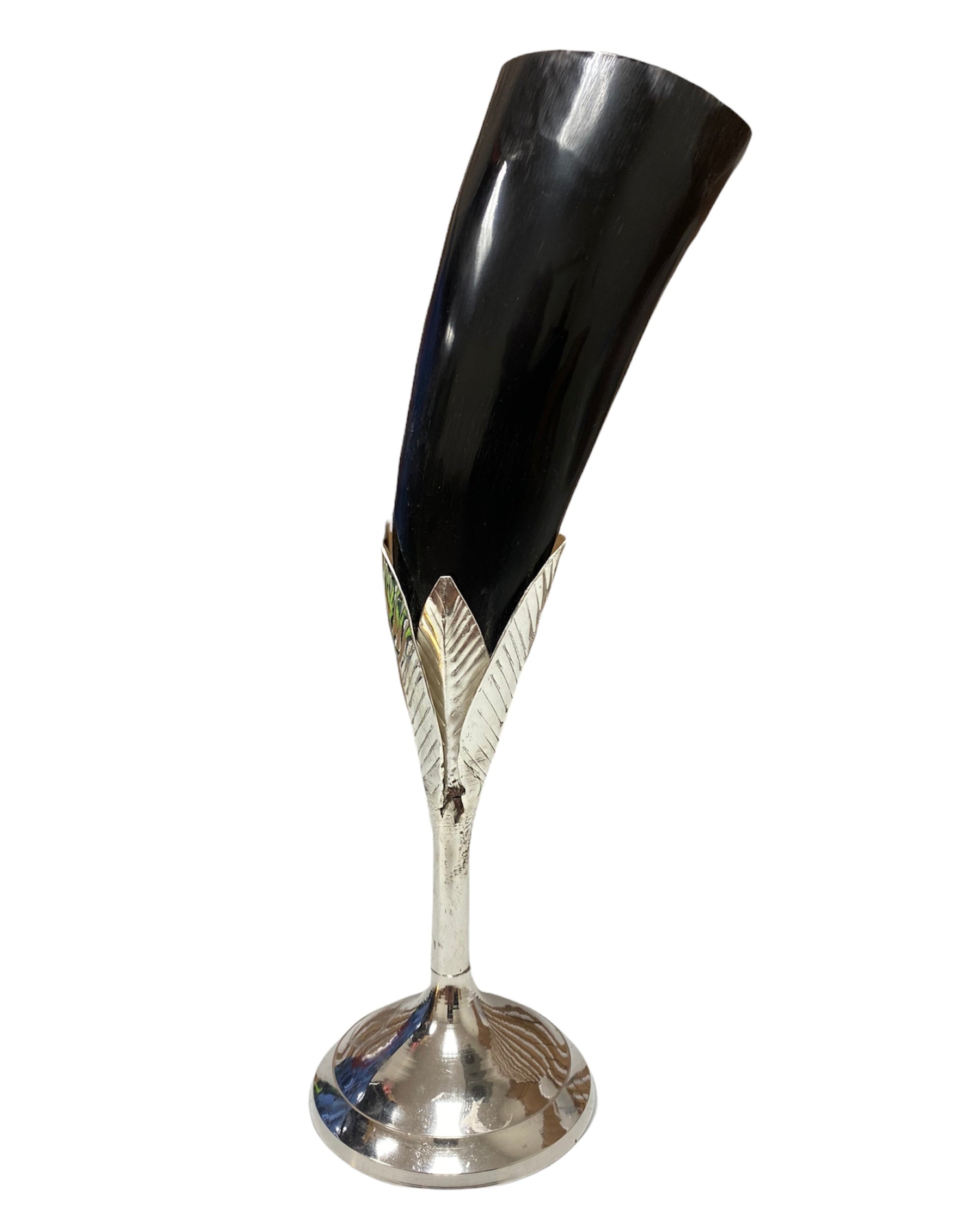 Horn Goblet- 4oz- Silver