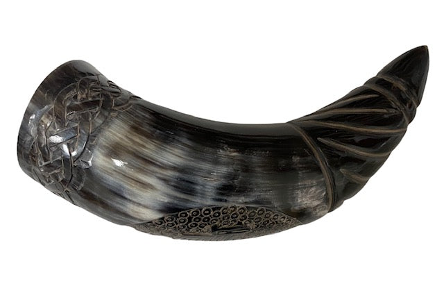 Viking Horn- Viking Ship Drinking Horn- 14 oz